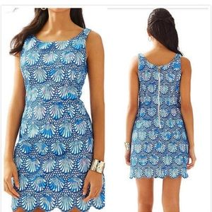 Lilly Pulitzer Aralyn Shell Eyelet Shift Dress